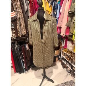 Grace Lewis Three-piece women’s suit set with brown fur accents w/tag sz 8